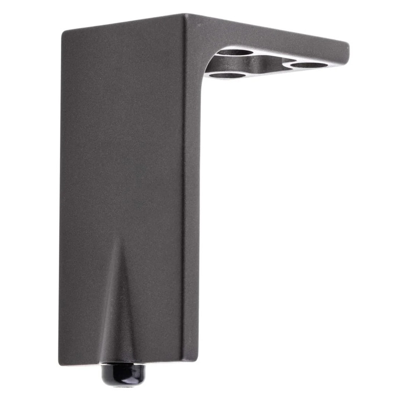 3-15/16" (100 mm) Design Adjustable Furniture Leg Dark Brown